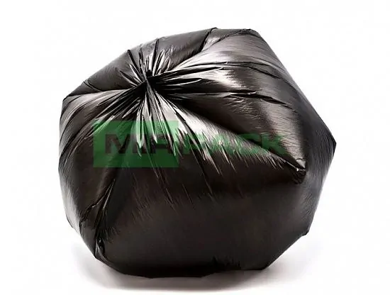 Мешки для мусора 30 л, 7 мкм, в рулоне 50 шт, черные, 50х60 см, GreenClean - Вид 3