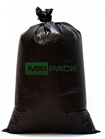 Мешки для мусора 90л, 45 мкм пачках, 500 шт, черный, обезличенные - Вид 1